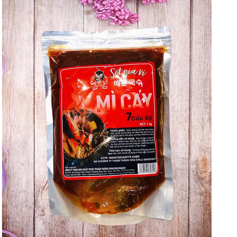 SỐT NẤU MỲ CAY HASEYO GÓI 1KG