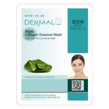 Mặt Nạ Dermal Chiết Xuất Lô Hội Làm Dịu Da 23g Aloe Collagen Essence Mask #8