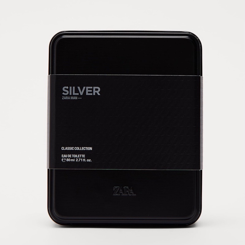 Nước hoa nam Zara man Silver hộp thiếc.