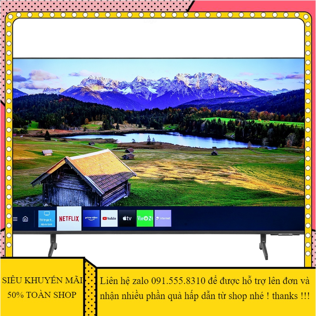 Smart Tivi Samsung 4K Crystal UHD 43 inch UA43AU8100 [GIẢM 300K ĐƠN TRÊN 5TR5]