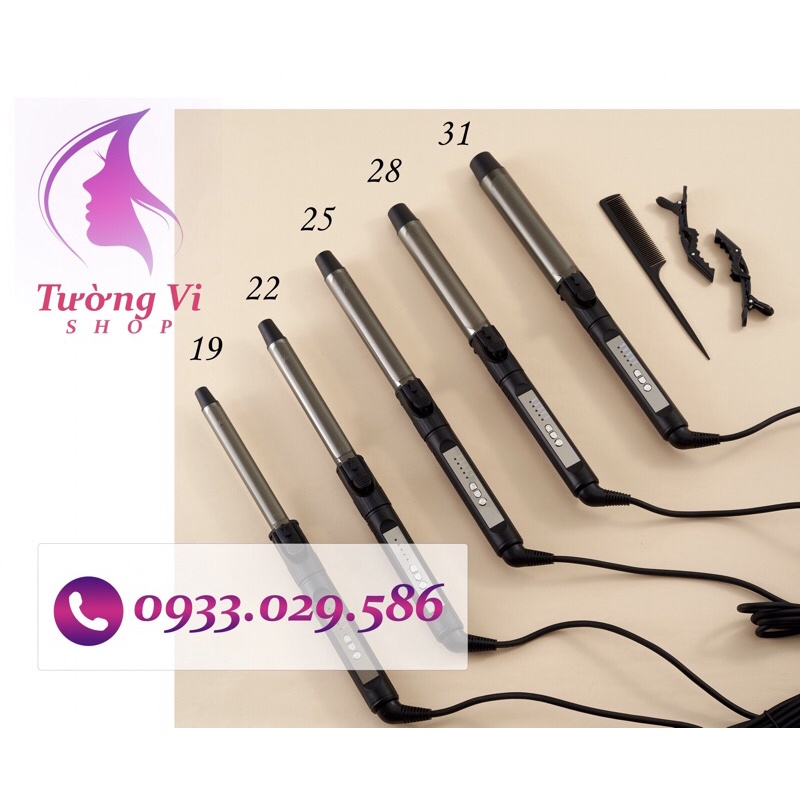 Máy Uốn Tóc xoăn cao cấp Hàn Quốc chỉnh nhiệt chuẩn salon