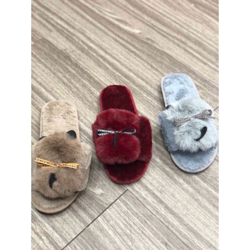 Dép lông hình hồ ly