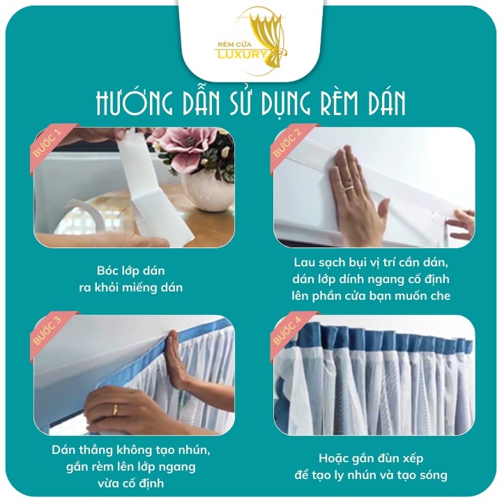 Rèm cửa dán tường vải Nhật xám  sọc Trắng trang trí cửa sổ, trang trí decor cửa phòng ngủ phòng khách