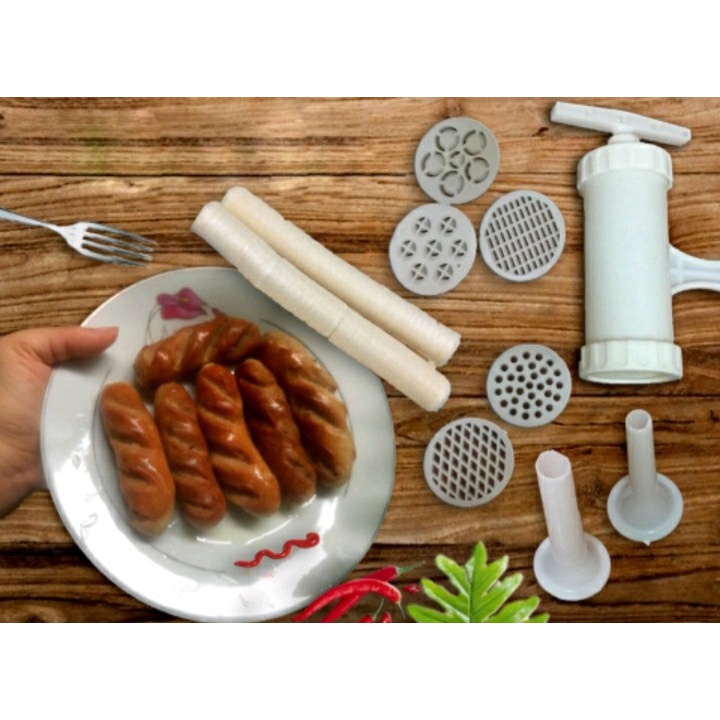 Dụng cụ đa năng làm bún, xúc xích, nui, mì/ khuôn làm bún tươi
