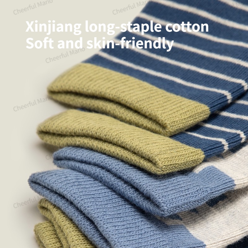 Đôi giày CHEERFUL MARIO 2022 mùa thu và mùa đông chất liệu cotton tinh khiết dành cho bé