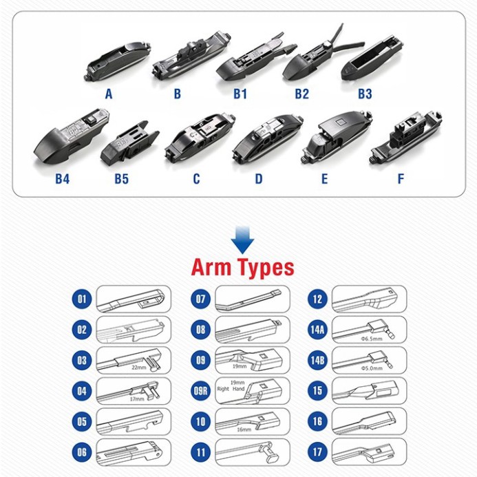 Sản Phẩm Bộ 2 thanh gạt nước mưa ô tô Nano xương mềm cao cấp dành cho hãng xe Toyota: Camry-Altis-Yaris-Fortuner-Vios-In