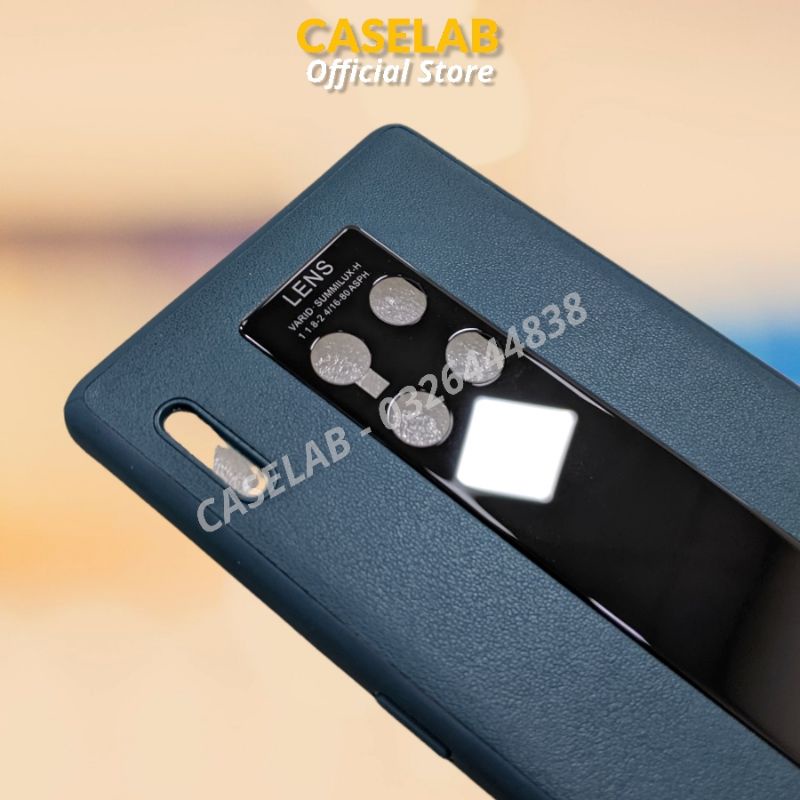 MATE 30 PRO - Ốp lưng PORSCHE DESIGN lưng da viền dẻo cao cấp