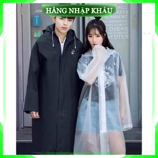 Áo Mưa Măng Tô Hàn Quốc Trong Suốt Thời Trang Tiện Dụng Chống Nước Tốt Dùng Cho Nam Và Nữ