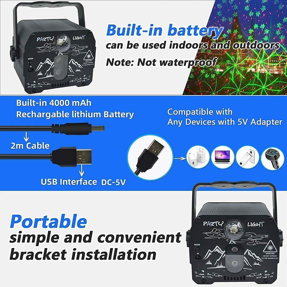 KRNY Laser Projector Light Party Lighting DJ KTV Stage Light
