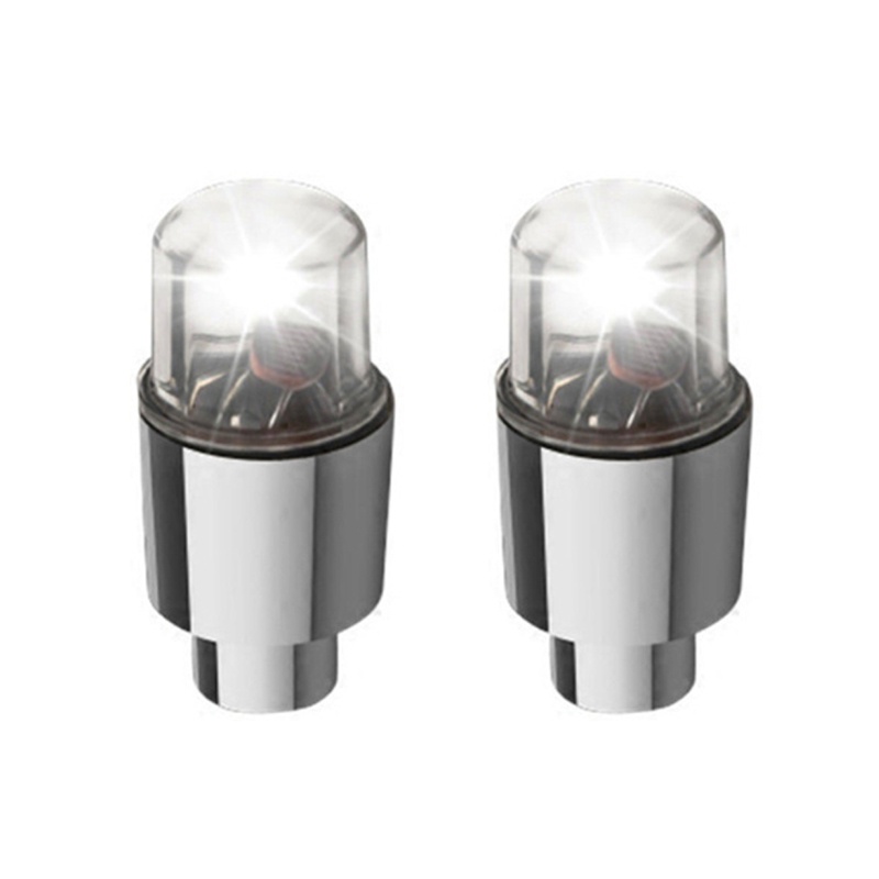 1 Cặp Nắp Van Xe Đạp Có Đèn LED Neon Chống Nước