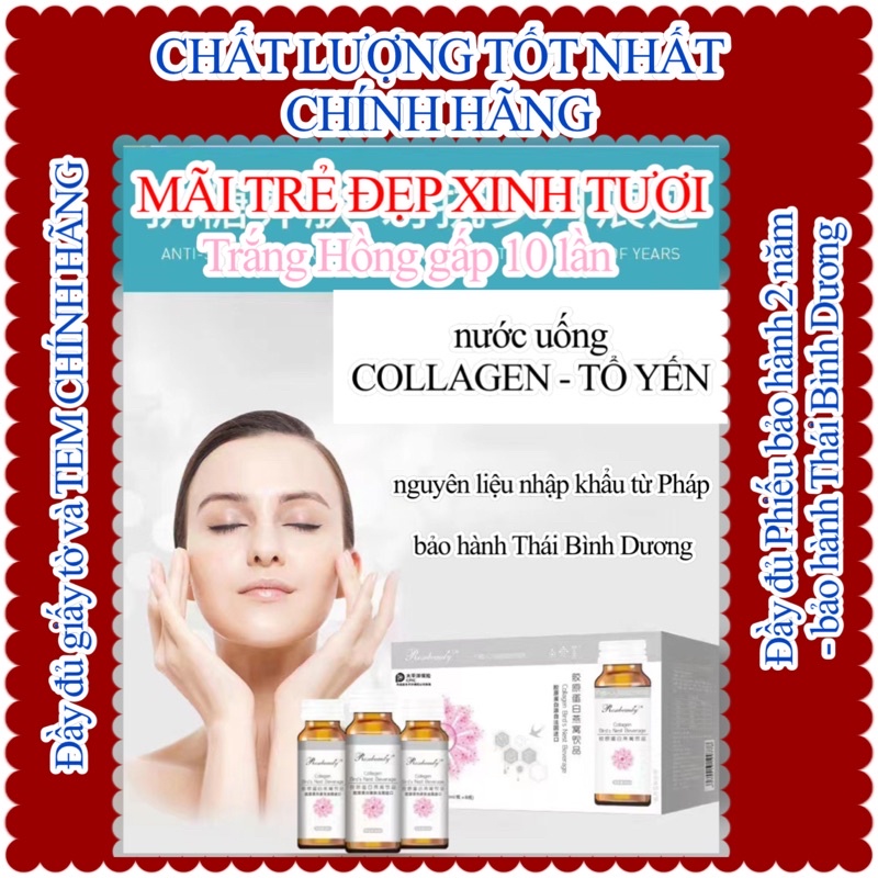 Siêu trắng da gấp 10 lần - Collagen Rose Beauty - Collagen Tổ Yến