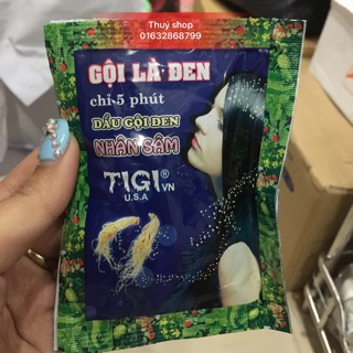 Combo 10 gói gội là đen tigi