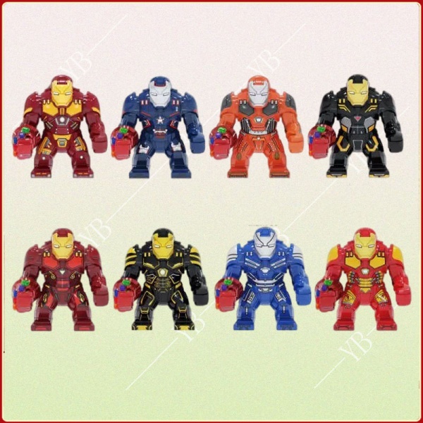 Bộ sưu tập Siêu anh hùng Người Sắt lắp ráp Khối xây dựng Minifigure mô hình marvel lego avengers Lego Marvel