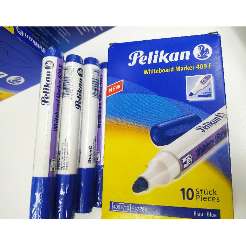 Bút lông viết bảng màu xanh 2mm Pelikan