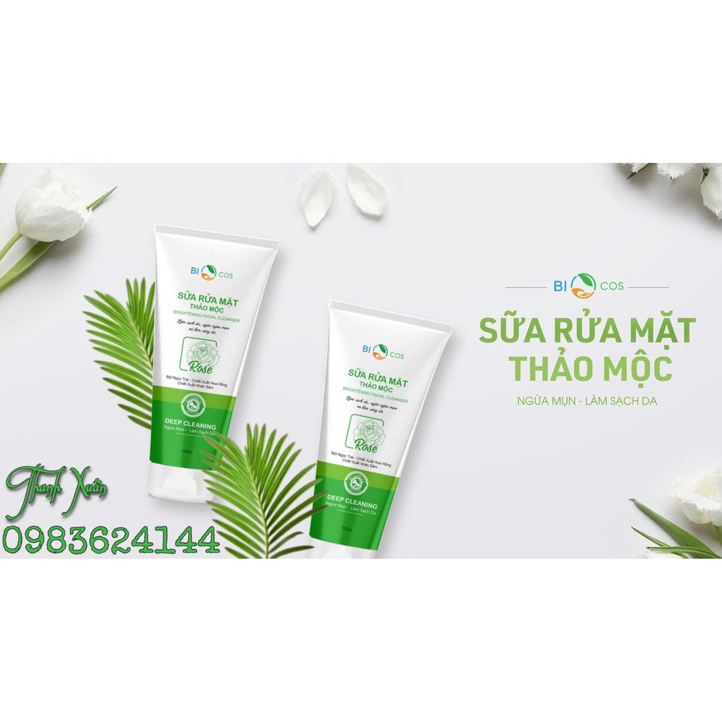 [BIOCOS] Sữa Rửa Mặt Dành Cho Da Dầu BIO COSMETICS Làm Sạch Và Sáng Da, Ngăn Ngừa Mụn 100g. | BigBuy360 - bigbuy360.vn