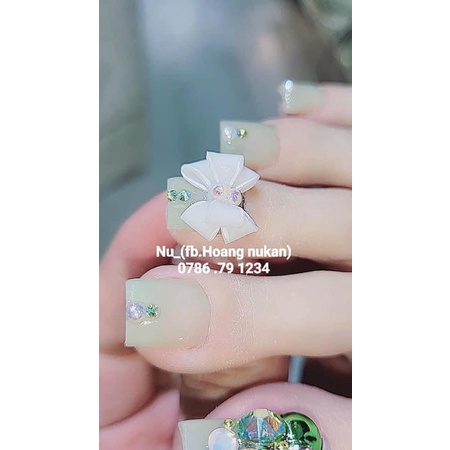 Nơ bột trắng muốt