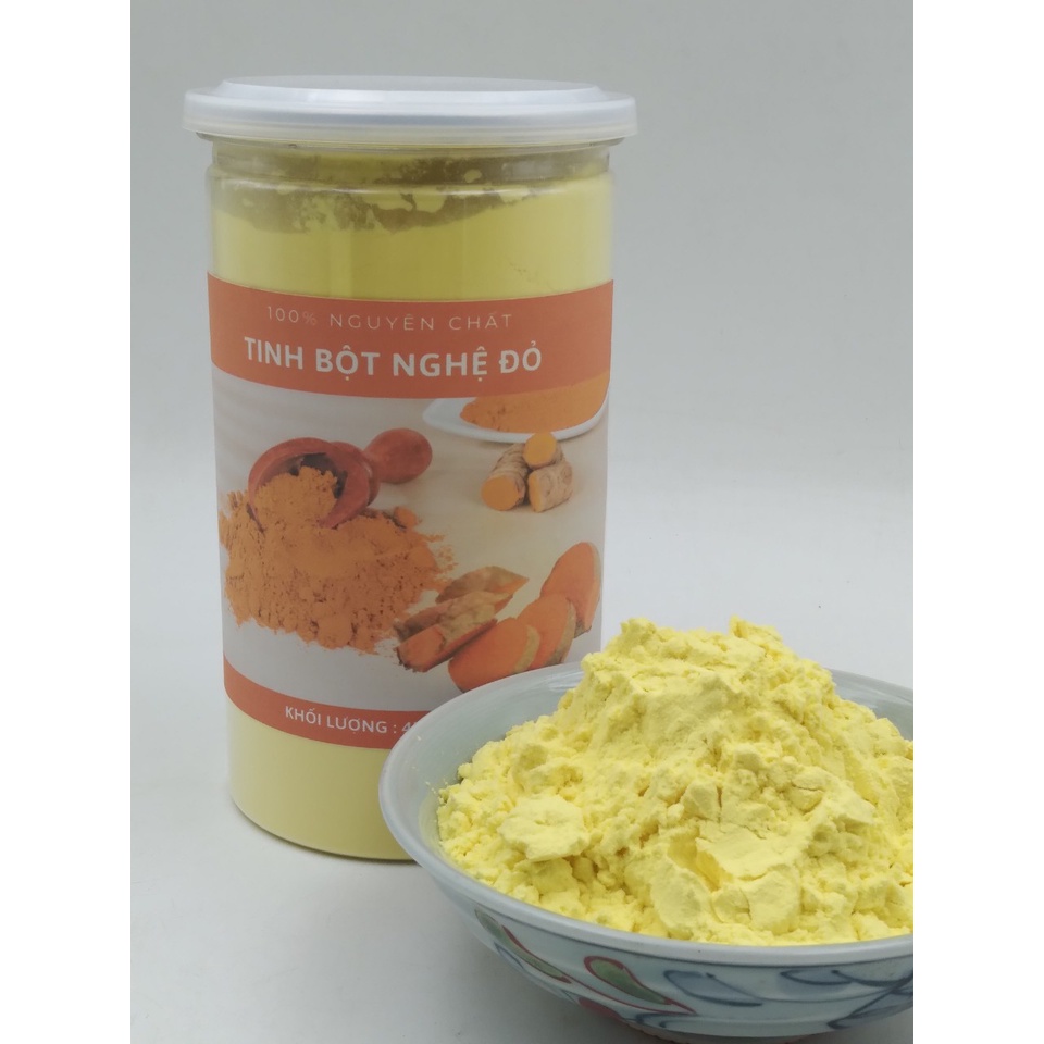 454Gr Tinh bột nghệ đỏ không pha hỗ trợ tiêu hóa, đau dạ dày, trắng da, giảm tàn nhang, thâm nám