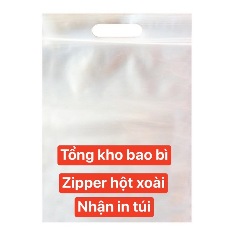 Túi zip miết hột xoài, túi zip miết có quai xách