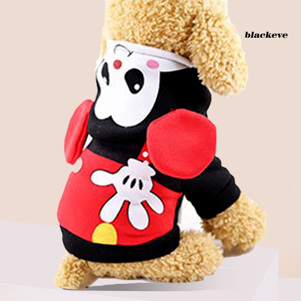 Áo Hoodie Hình Chuột Mickey Giữ Ấm Cho Thú Cưng