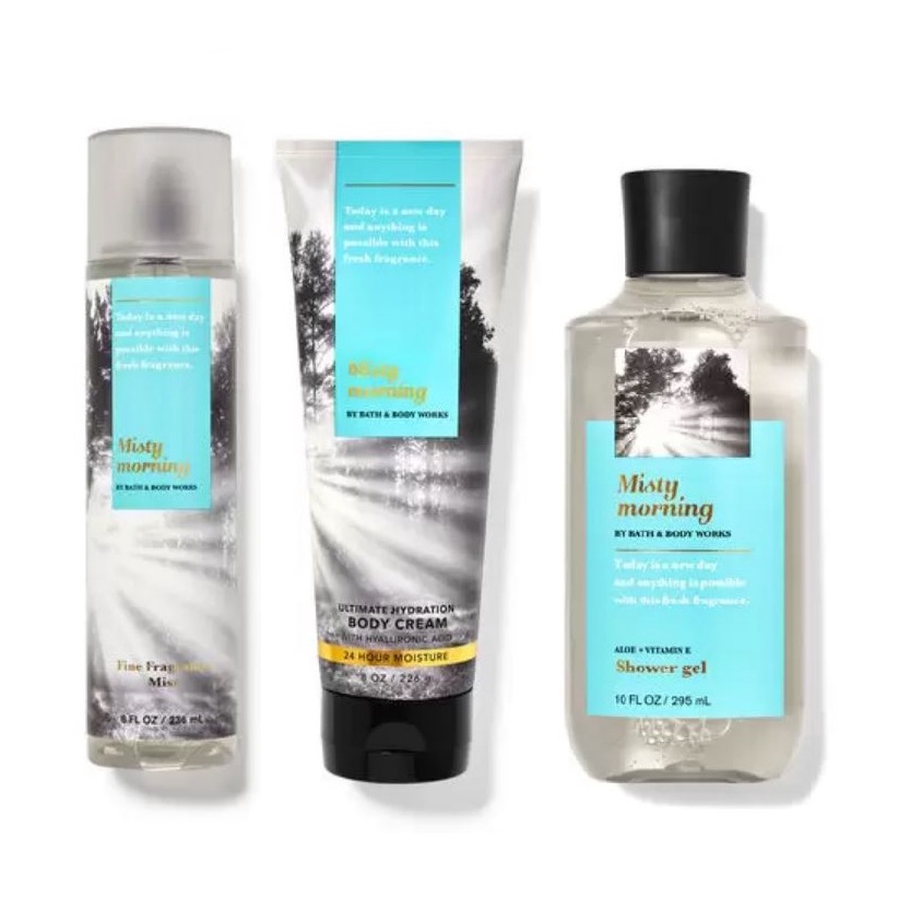 Bst Homebody | Gel Tắm Lưu Hương Dưỡng Ẩm Bath &amp; Body Works - Misty Morning | Afternoon Sunshine | Cozy Evening