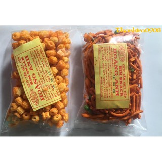 Bánh snack ăn vặt, nui,bắp,quai chèo,tai heo, bịch 300g