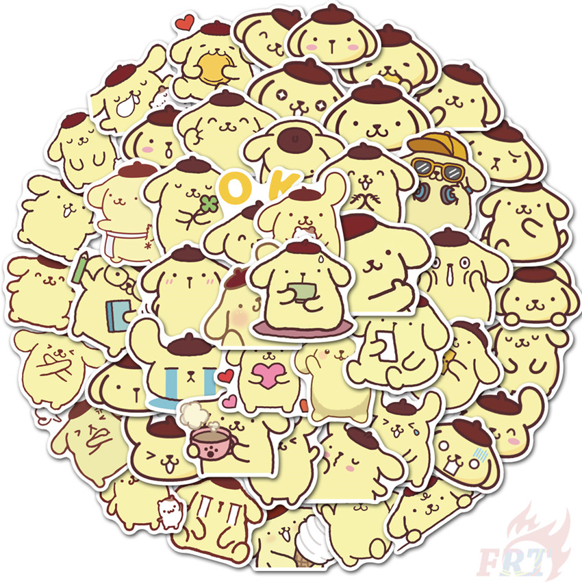 ❉ Pom Pom Purin Series 01 - Kawaii Sanrio Character Stickers ❉ 50Pcs/Set Anime Waterproof DIY Fashion Decals Doodle Stickers