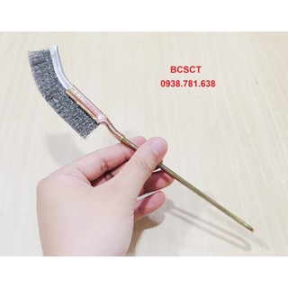 Bàn chải cán sắt đầu cong sợi thép