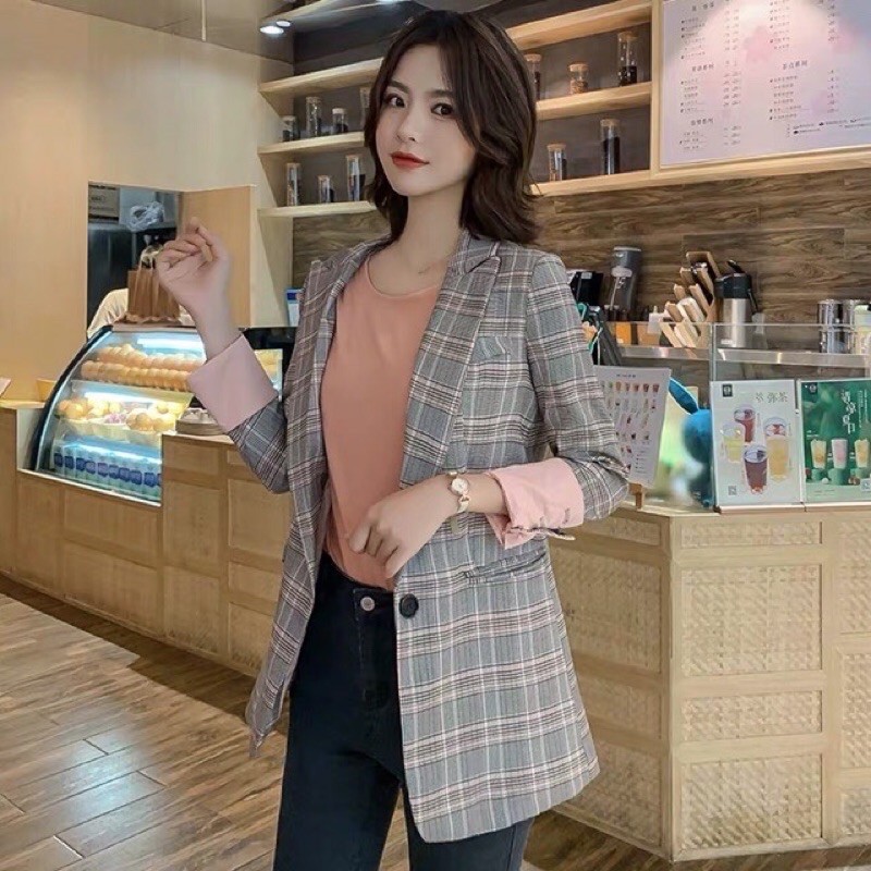(Hàng có sẵn) Áo Blazer kiểu dáng nhẹ nhàng (có ảnh chụp thật ) | BigBuy360 - bigbuy360.vn