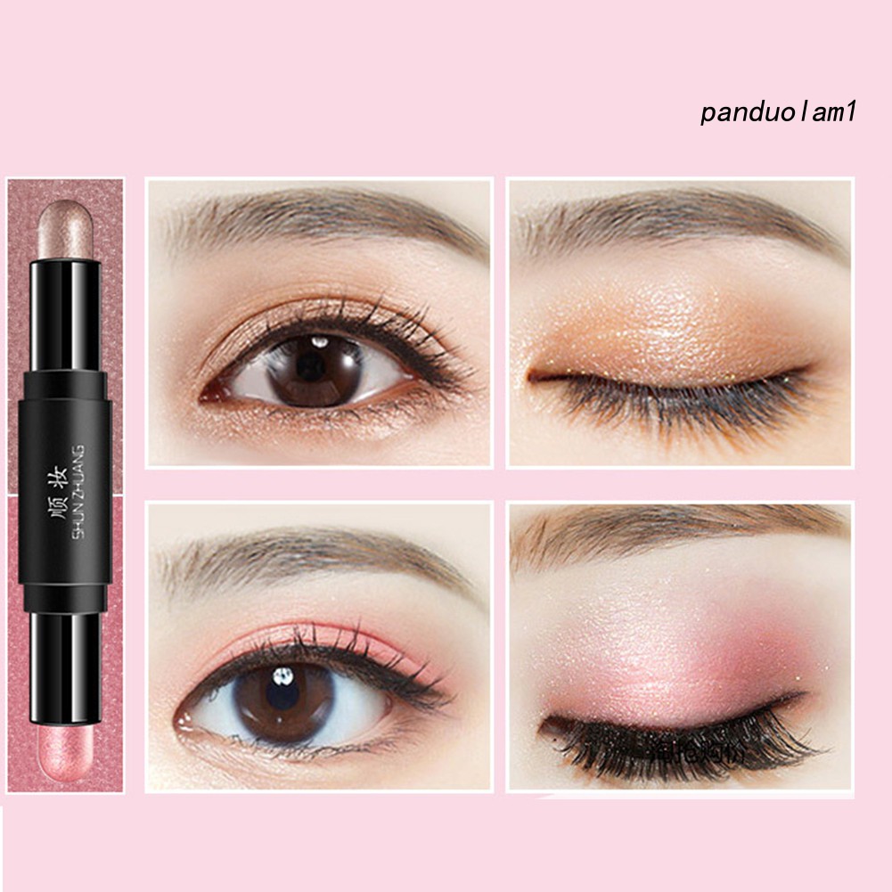 Bút Kẻ Mắt Thiết Kế Hai Đầu Màu Lì Và Ánh Nhũ Kết Hợp Trang Điểm Lâu Trôi Tiện Dụng 3g | BigBuy360 - bigbuy360.vn