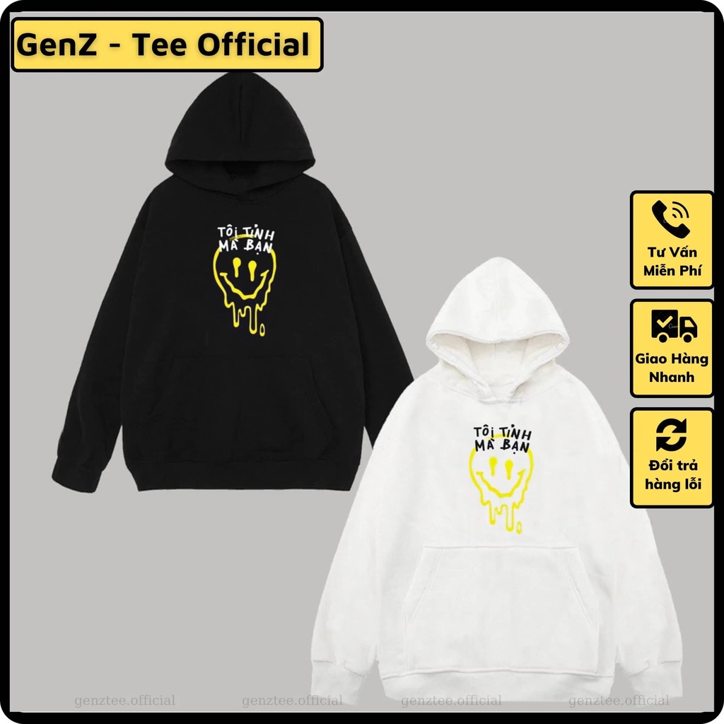Áo Hoodie Nỉ Tôi Tỉnh Mà Bạn, Áo Nỉ Dày Dặn Phong Cách Trẻ Trung Form Rộng Nam Nữ Đủ Size