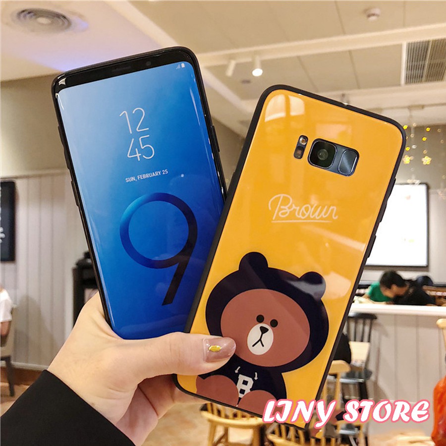 [ TẶNG DÂY ĐEO CỔ + POP ] Ốp Gấu Brown cao cấp cho Samsung | BigBuy360 - bigbuy360.vn