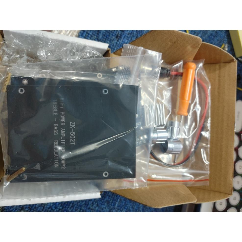 Mạch khuếch đại công suất ZK-502T 50W*2 Bluetooth 5.0 chính hãng.