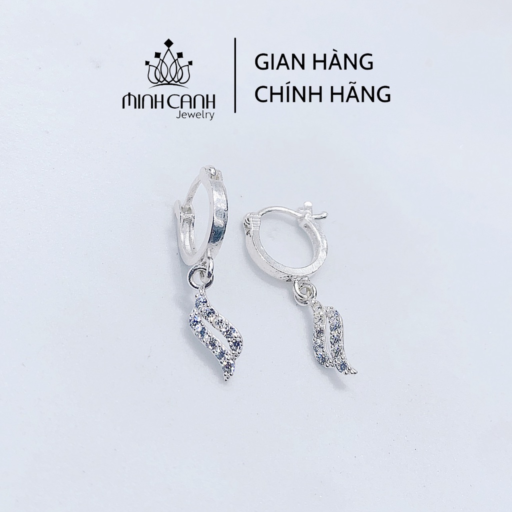 Bông Tai Bạc Trẻ Em Dạng Sóng Minh Canh Jewelry