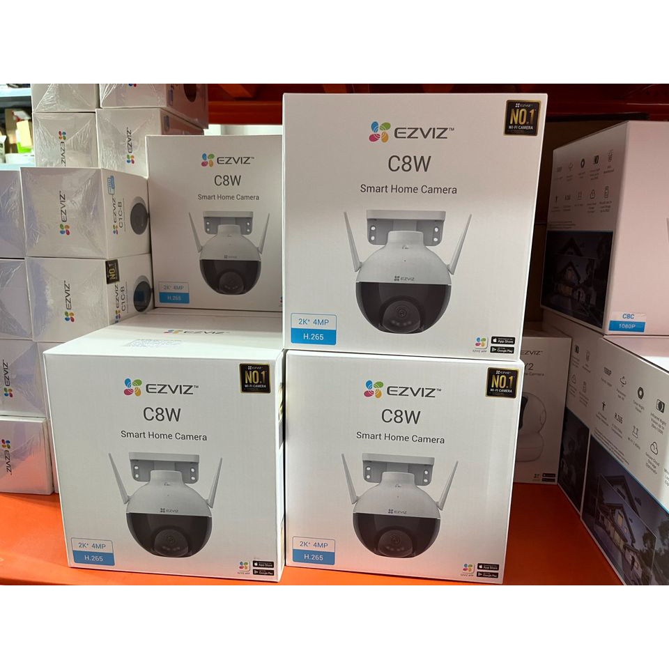 Camera Wifi Ngoài Trời Xoay 360 Ezviz C8W Siêu Nét 4MP 2K HD , Màu Đêm, AI Thông Minh, Đàm thoại 2 chiều,chuẩn nén H265