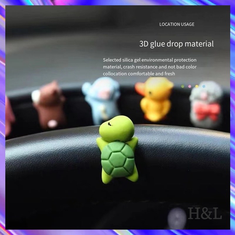 Nhãn Dán Trang Trí Xe Hơi Họa Tiết Động Vật Dễ Thương