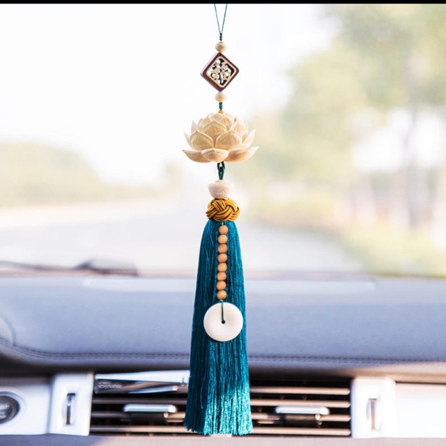 Khánh treo ô tô hoa sen gỗ Hoàng Dương Hàng loại 1 cao cấp( Kèm ảnh thật Có sẵn) | BigBuy360 - bigbuy360.vn