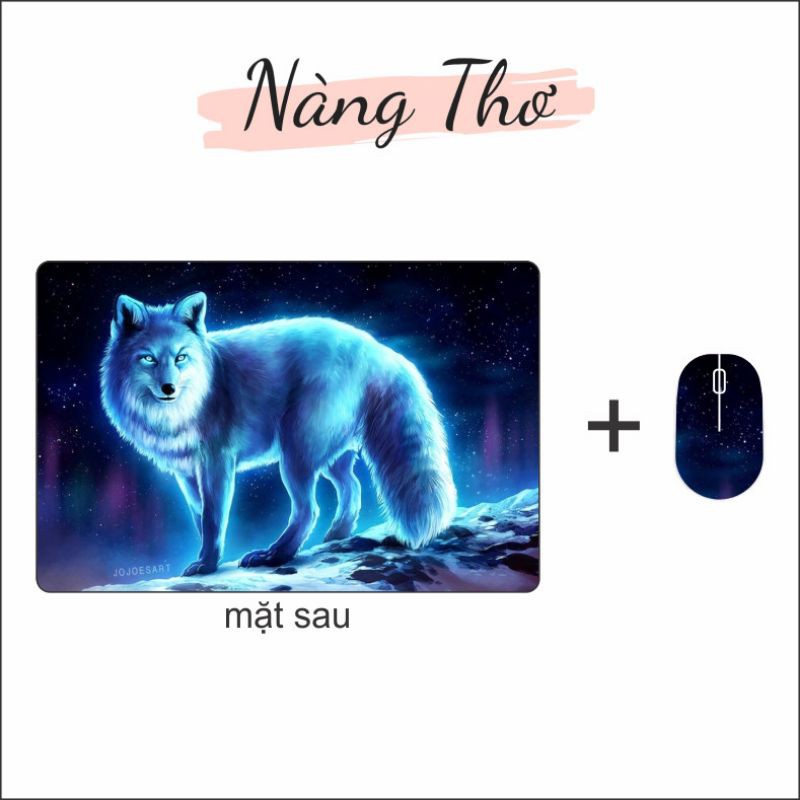 Decal dán laptop 3D siêu CUTE_ nàng thơ