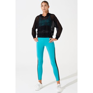 OLABEN Áo khoác lưới tập Yoga Gym Mesh Carlo Hoodie Black