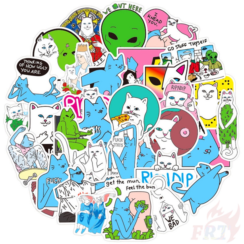 Bộ 100 Cái / Bộ ❉ Hình Dán Ripndip ❉ Miếng Dán Chống Thấm Nước Thời Trang