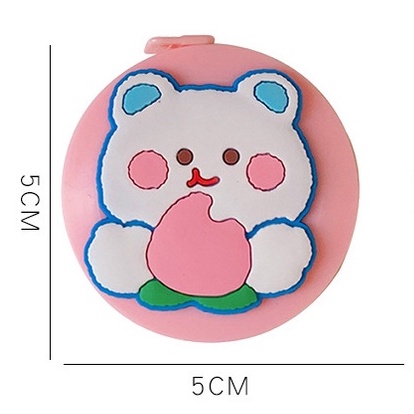 Thước Dây Cuộn Rút Thu Tự Động HỘP TRÒN 1.5 Mét - Đo Eo, Vòng Bụng Sức Khỏe Nhiều hình đáng yêu Warm&amp;Cute A208