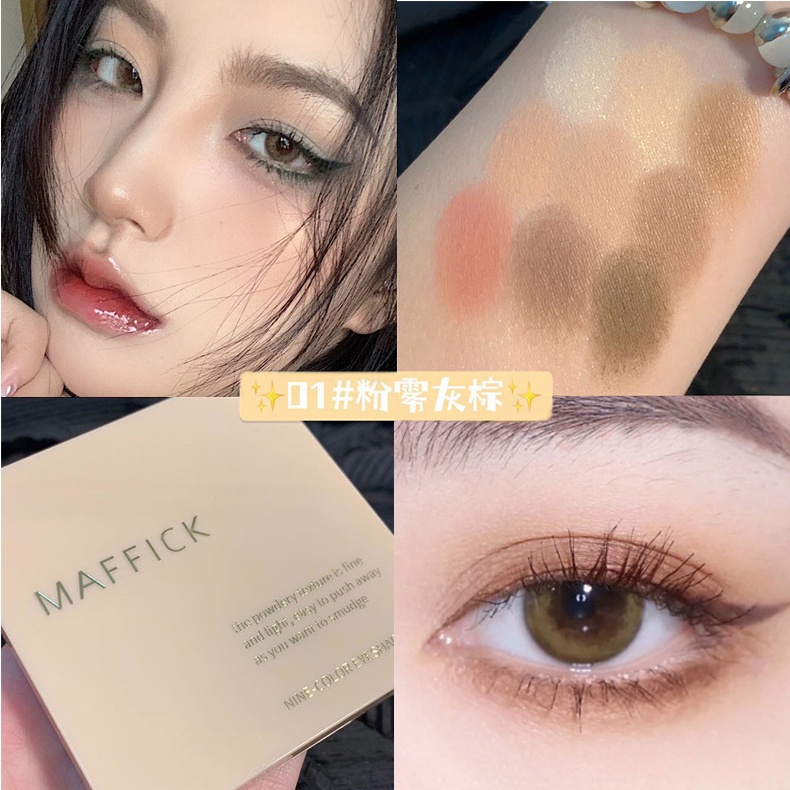 Bảng phấn mắt Maffick 9 màu tông lì và ngọc trai nổi bật
 | BigBuy360 - bigbuy360.vn