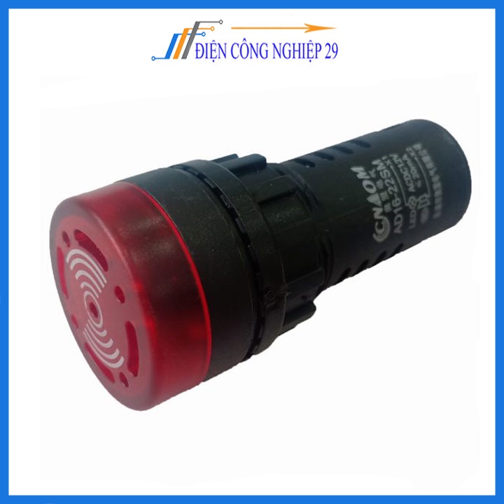 Đèn Báo Nguồn Có Còi AD16-16SM 24VDC