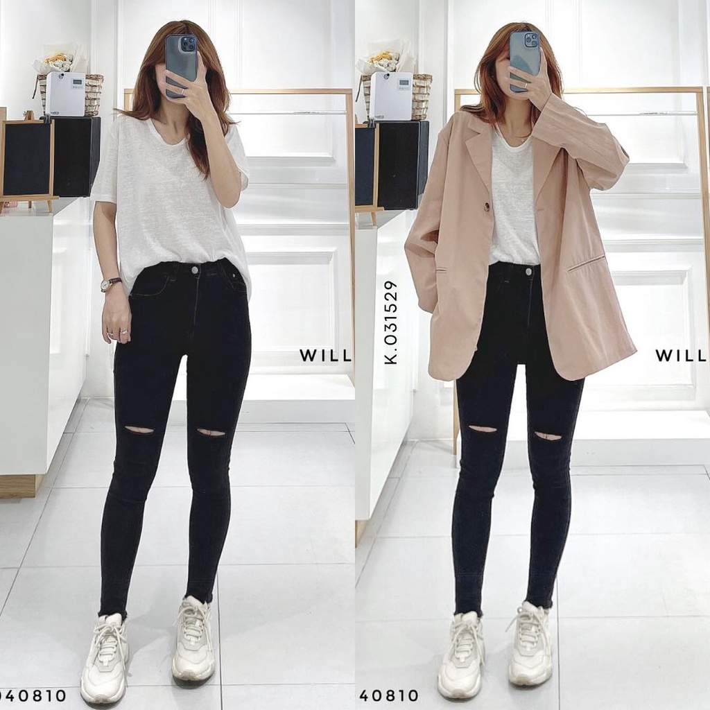 Quần jean skin rách 496 (040810)