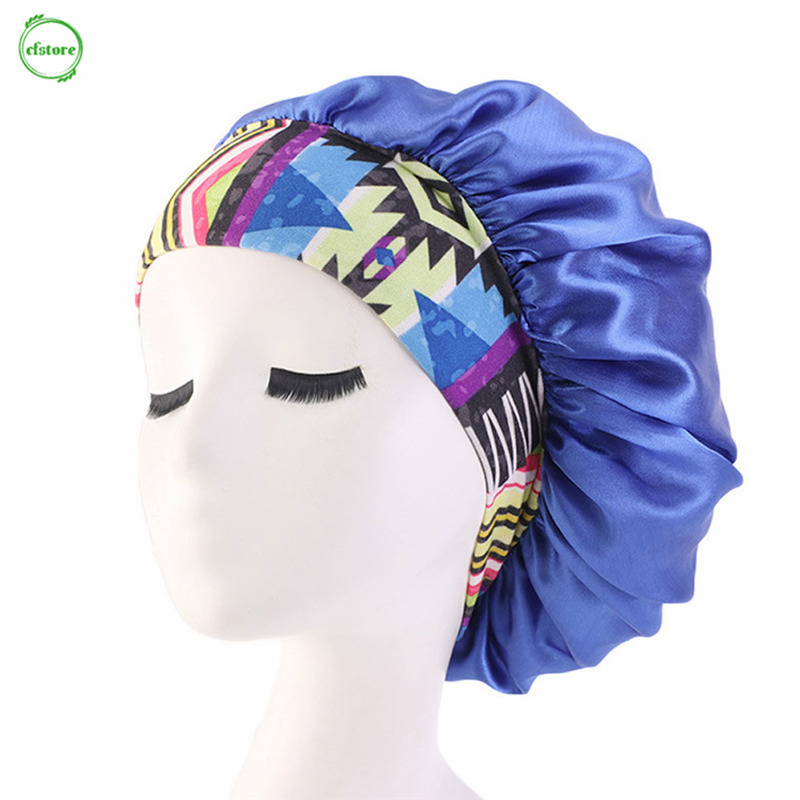 [Hàng mới về] Mũ trùm đầu chăm sóc tóc khi ngủ thiết kế co giãn thoải mái nhiều màu sắc