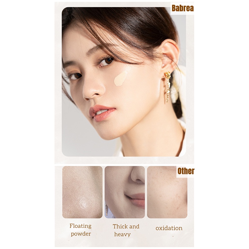 Kem Nền BABREA Mềm Mịn Chống Thấm Nước Lâu Trôi Nội địa Trung 30 Gram