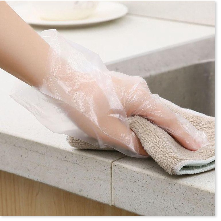 Set 100 găng tay nilon cao cấp nội địa Nhật Bản