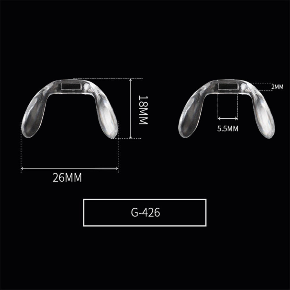Set 5 Đệm Mũi Silicone Gắn Mắt Kính Chống Trượt