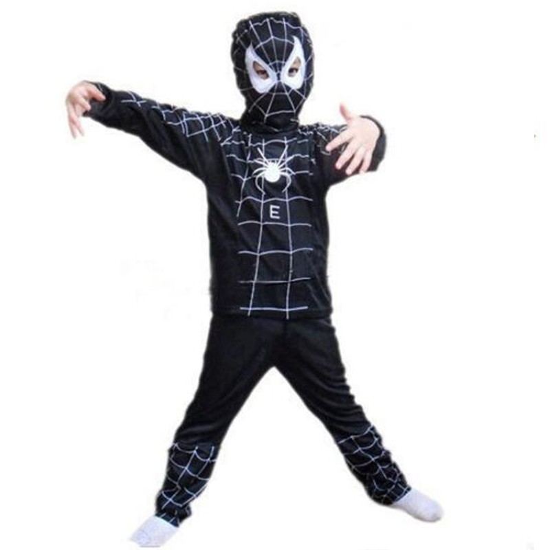Bộ áo thun + quần dài hóa trang người nhện cho bé trai