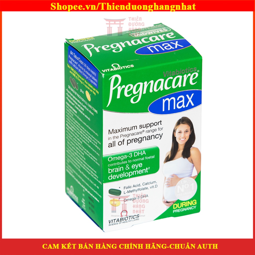 Vitamin bầu Pregnacare Max Anh, viên uống vitamin tổng hợp cho phụ nữ mang thai [Date 2024]