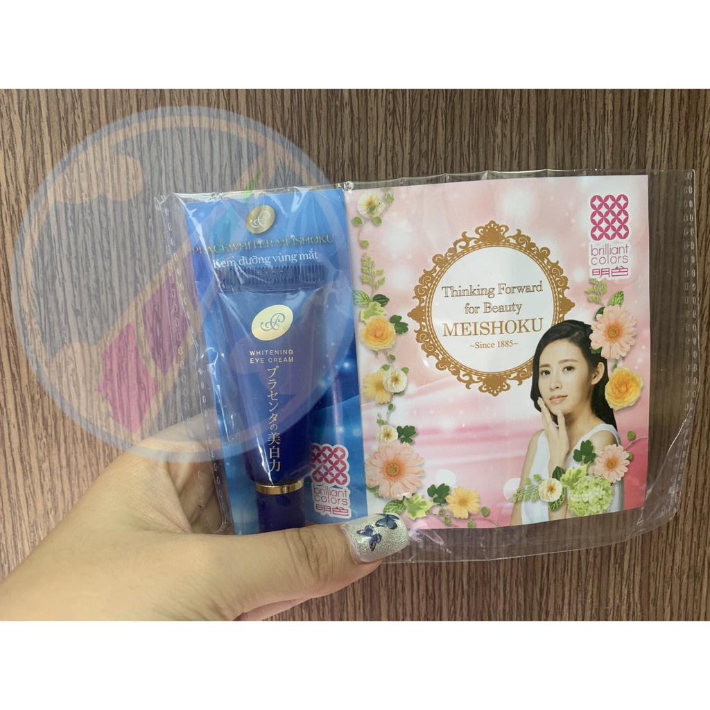 Kem dưỡng mắt Meishoku Whitening Eye Cream 5G